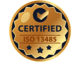 ISO 13485 Certified badge